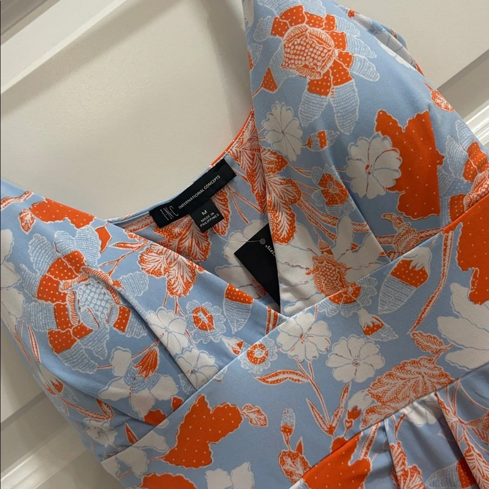 ✨NWT~INC Floral Wrap Maxi Dress✨ - Picture 4 of 6